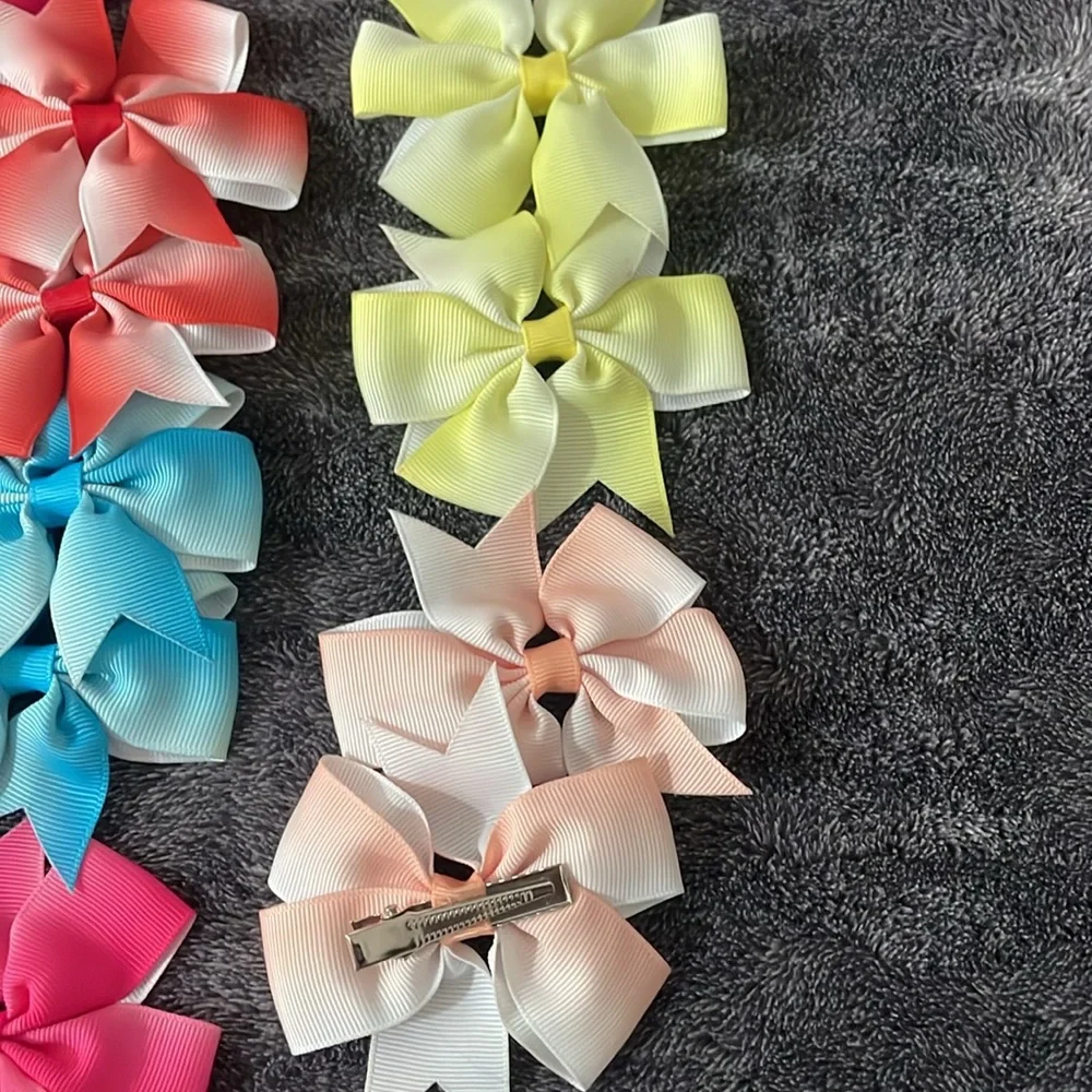 Vibrant Hair Bow Bundle